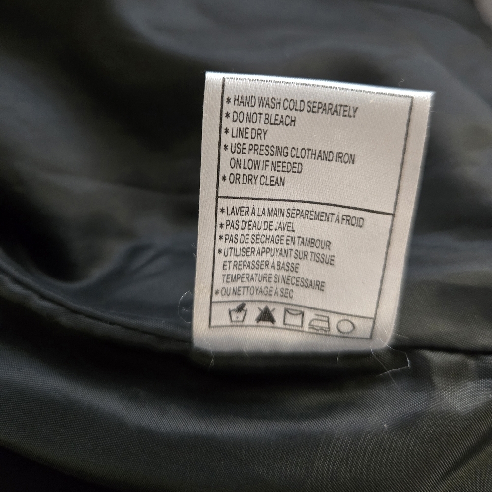 Antropologie,Cupcakes & Cashmere Classic Black Leather (Polyester) Jacket.Size S - Picture 7 of 9